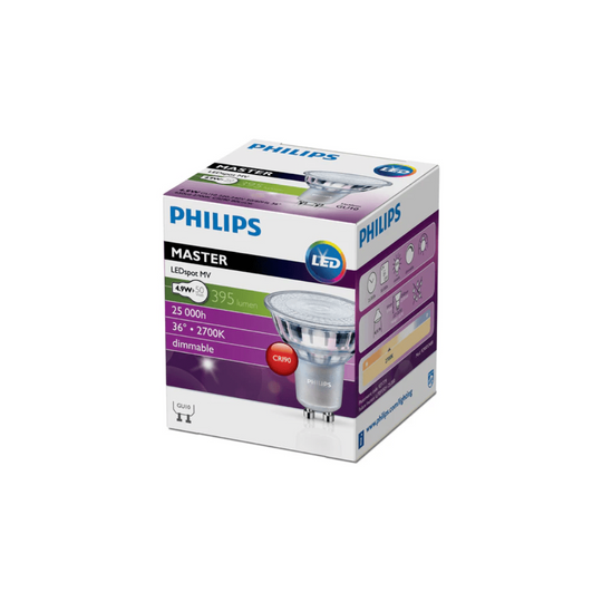 Philips Master LED GU10 5W Dimmable Globe