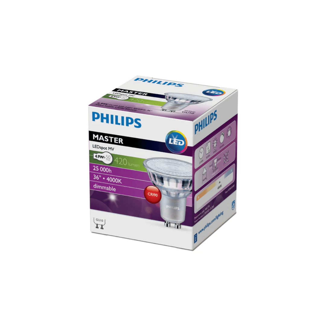 Philips Master LED GU10 5W Dimmable Globe