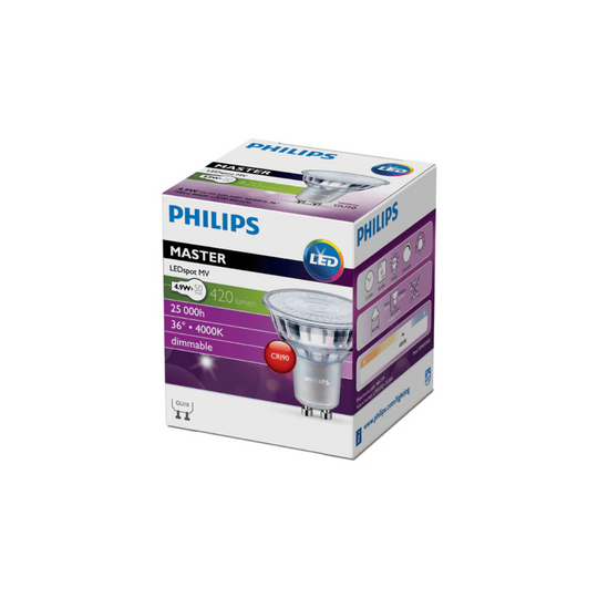 Philips Master LED GU10 5W Dimmable Globe
