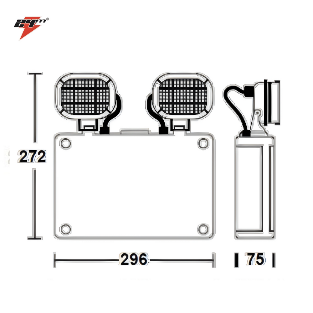 Twin Head Flood Emergency, Li-ion Battery