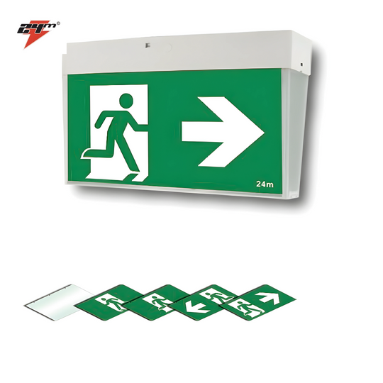 Universal LED Exit Light, Li-ion Battery