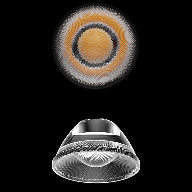 Dubai Architectural Downlight microribbing lens to provide better light distribution