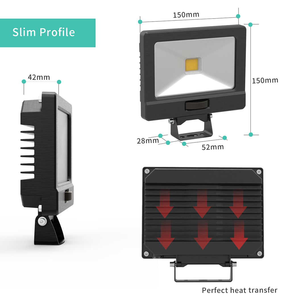Kakadu LED Flood Light - 10W/20W/50W IP65 PIR SENSOR (20W 50W ONLY)