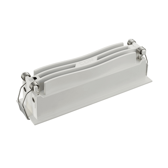 The aluminium heat sink designed in streamline to insure perfect heat transfer