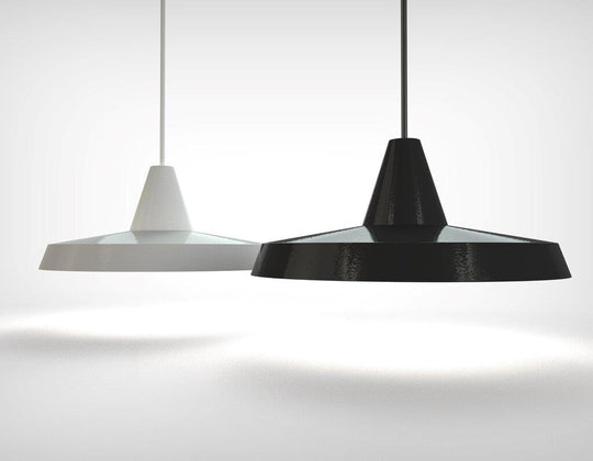 pendants white and black