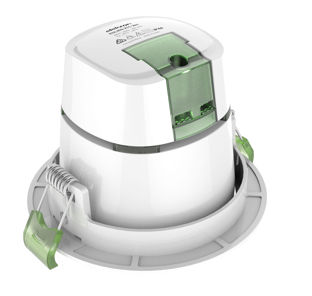 Daintree 809 - Tricolour - 3000K/4000K/5000K - CCT Adjustable - Recessed Downlight - 9W - IP44- Dimmable - 90mm Downlight