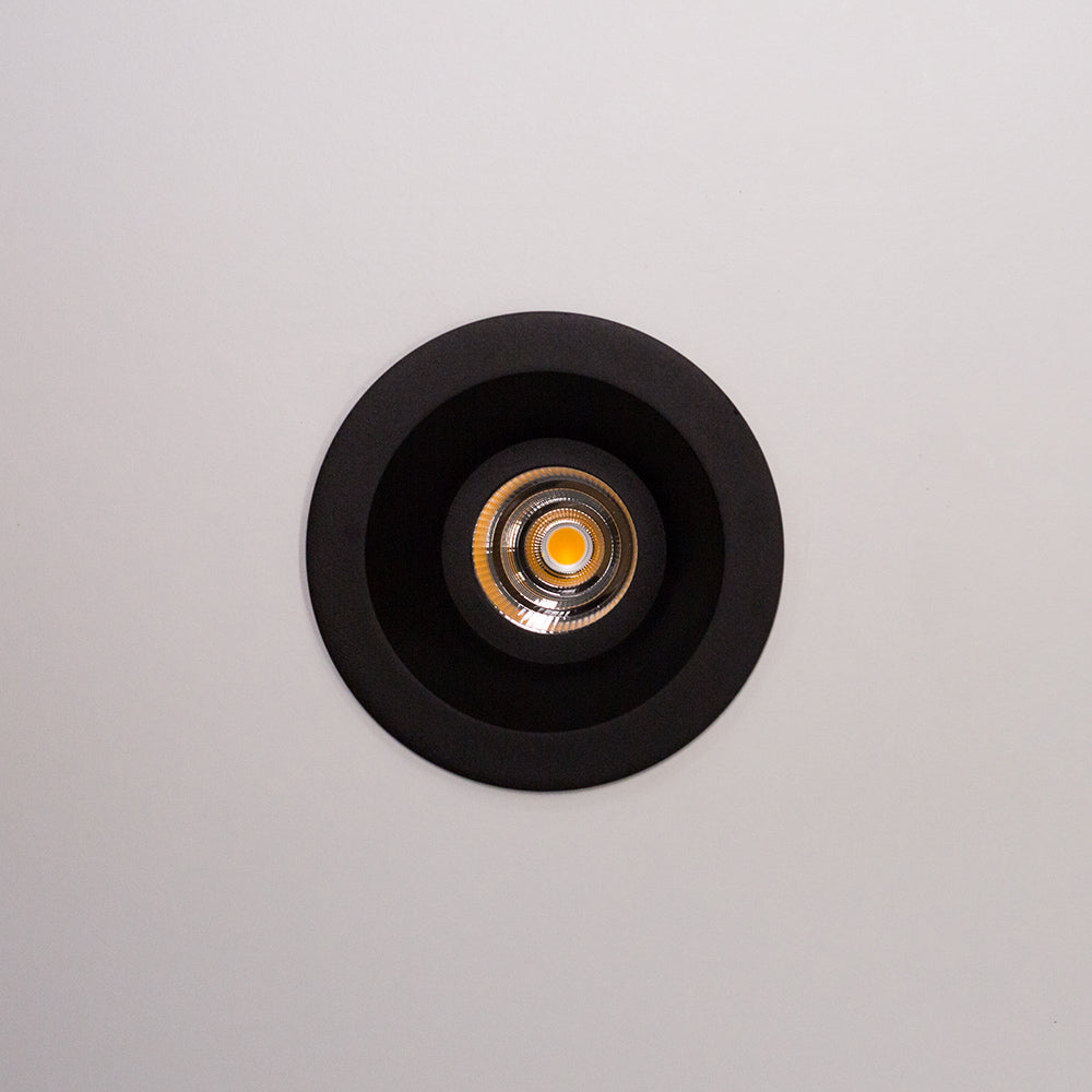 The black variant among 104 downlight series is very suitable for modern style decoration