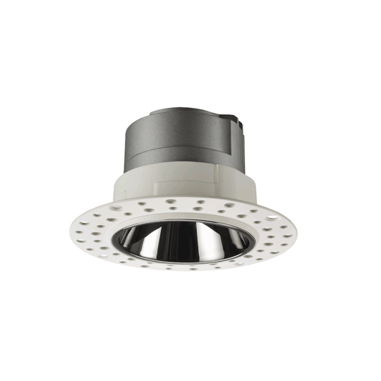 After installing the ceiling light, the trim of the light is not visible, we can see the lighting from the ceiling, which looks more simple and clean