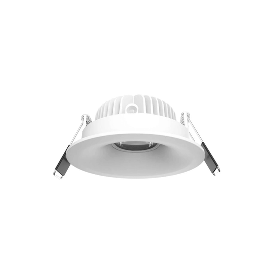 Yarra Premium Downlight - IP54 - Dimmable - 3000K - Curved Trim - White Housing