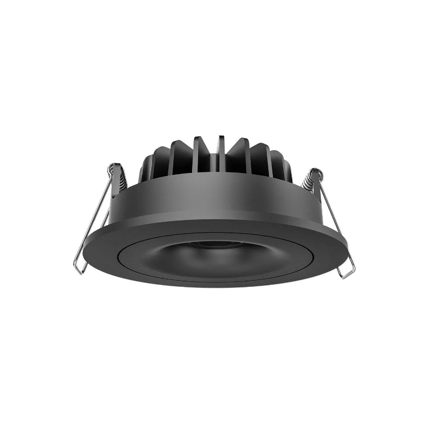 Yarra Premium Downlight - Black Gimbal Downlight - IP54 - Dimmable - 3000K - Curved Trim