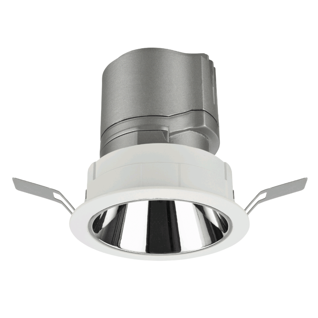 The light designed in deep recessed with various reflectors colours to choose, like silver, matt white, black, golden, etc. You can choose the options for your design.