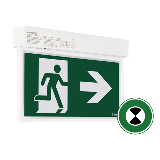 Edgeway emergency blade exit - Energetic lighting