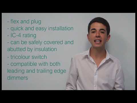 Daintree 111 - 10W-IP44-LED Downlight - Dimmable-CCT-Tricolour-Changeable - 90mm Cutout-Elekzon