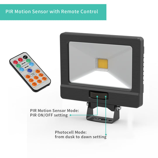 Kakadu LED Flood Light - 10W/20W/50W IP65 PIR SENSOR (20W 50W ONLY)