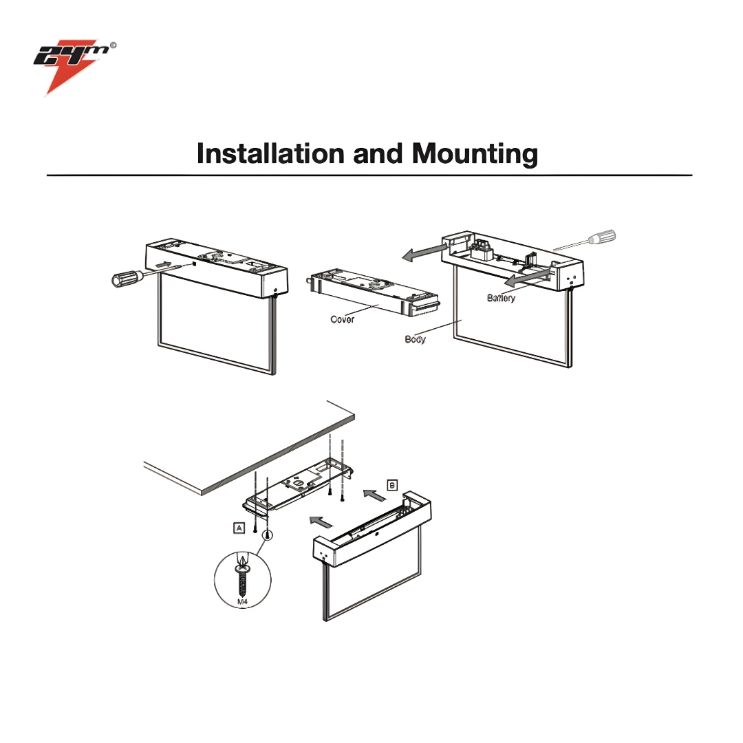 Universal Blade Exit Light, Li-ion Battery