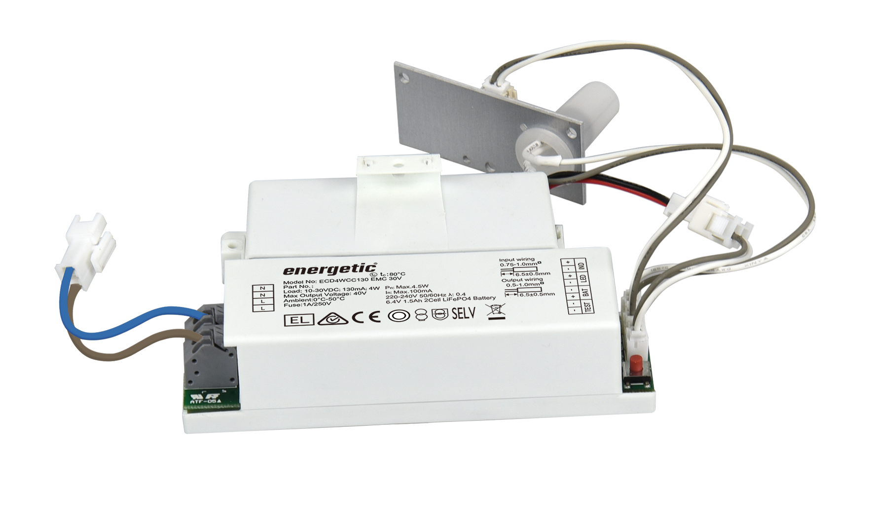 Sustained emergency kit, LED module and acc plug in Installation for ...