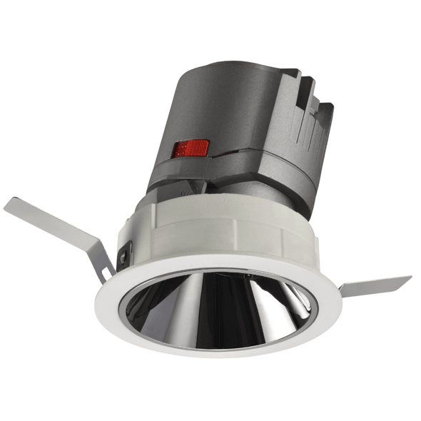 With a gimble option, the downlight could be tilted from 0-35 degree vertically. You can highlight the areas as your requirement.