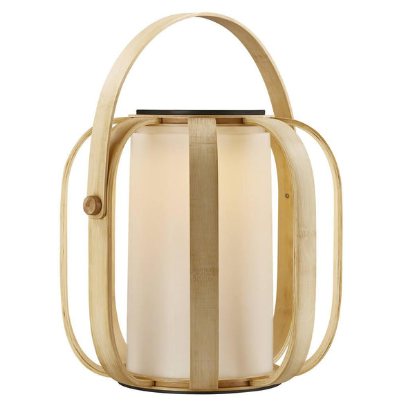 With a bamboo handle, the lamps could be taken along for picnic or for camping